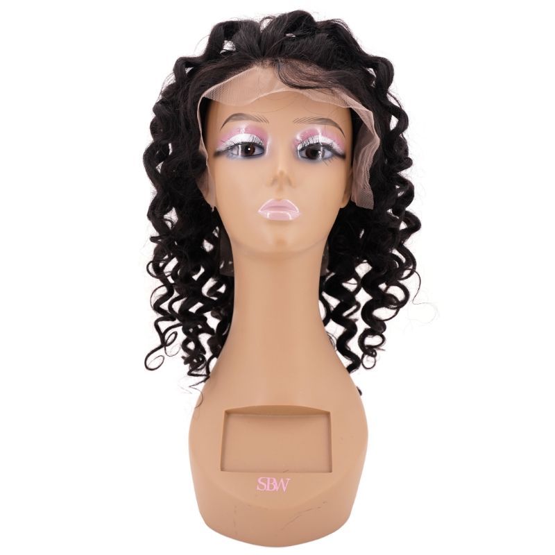 13X4 Latin Wave Transparent Lace Front Wig