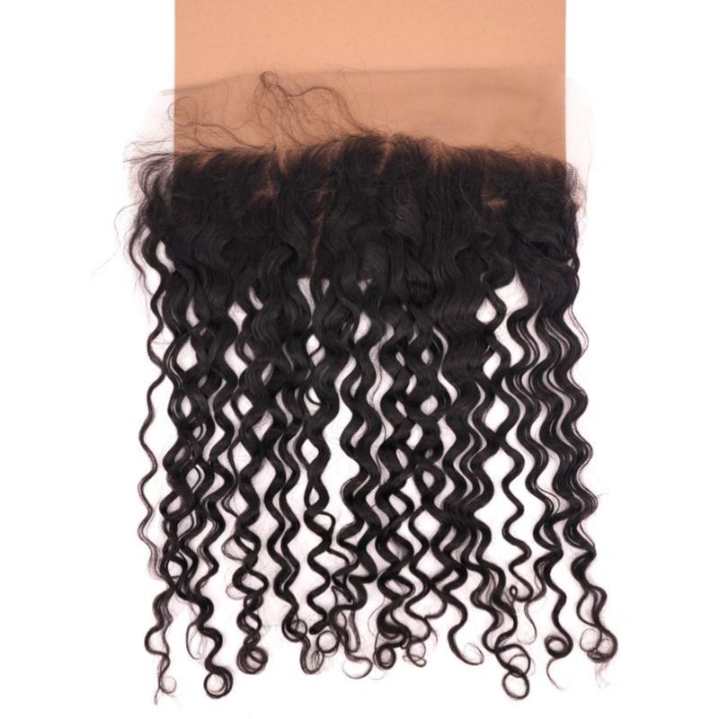 13x6 Transparent Latin Wave Frontal brown