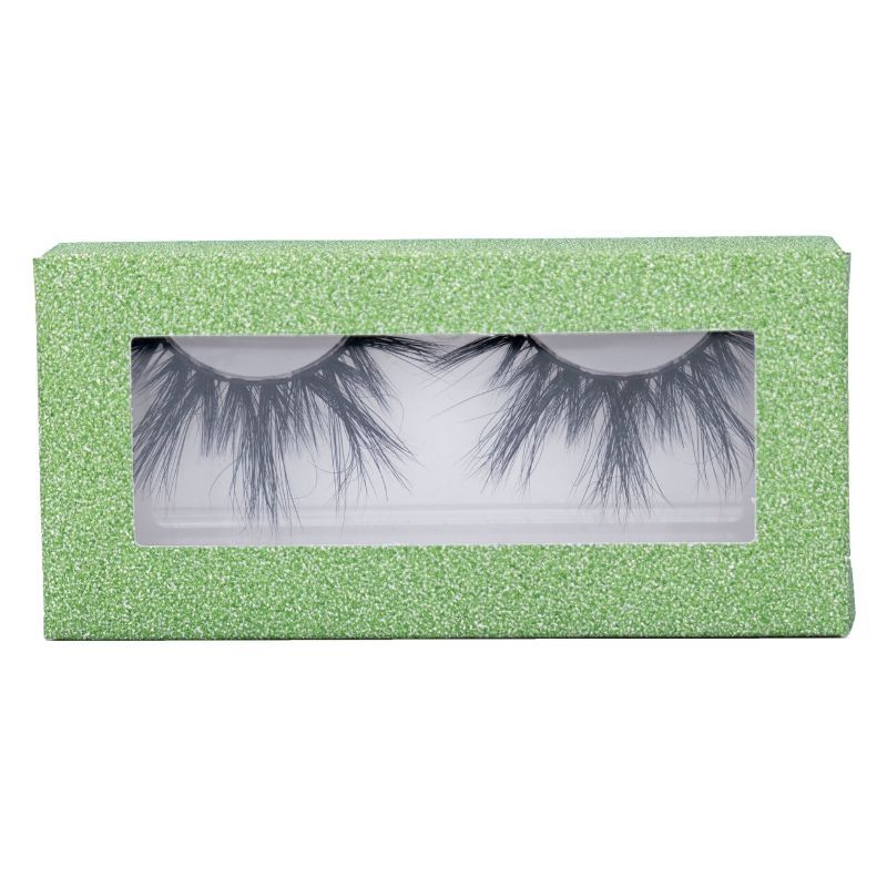 Billy-5D Mink Lash Lime Green Box