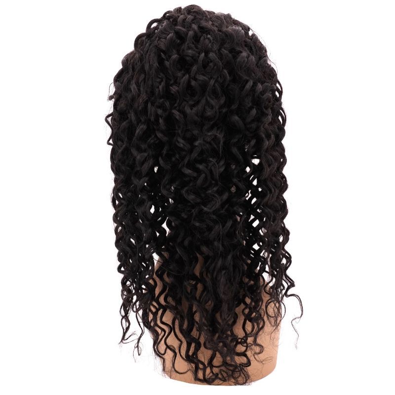 13X4 Ocean Wave Transparent Lace Front wig back