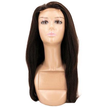 silky straight HD closure wig 